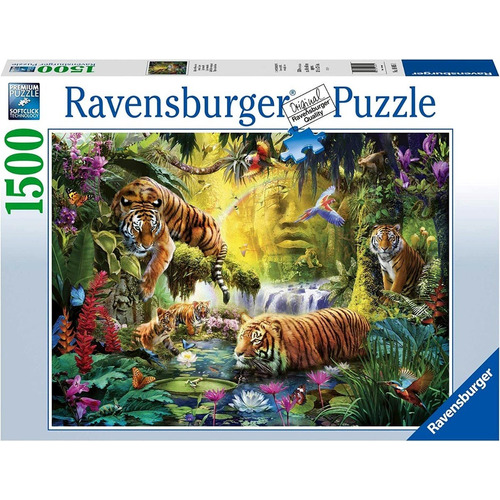 Rompecabezas Puzzle 1500 Tigres Ravensburger