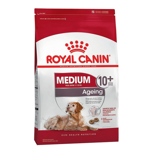 Alimento Royal Canin Size Health Nutrition Medium Ageing 10+ para perro senior de raza mediana sabor mix en bolsa de 15 kg