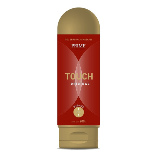 Gel Intimo Prime Touch X 200ml | Lubricante Y Masajes 2 En 1 Sabor Sin Sabor