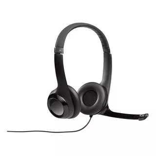 Headset Com Fio H390 Usb Preto Logitech