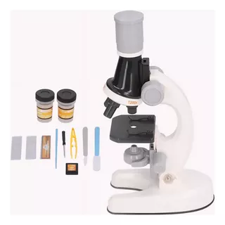 Microscópio Educacional Monocular 100x 400x 1200x Biologia