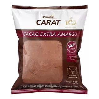 Cacao En Polvo Extra Amargo Puratos 250 Grs