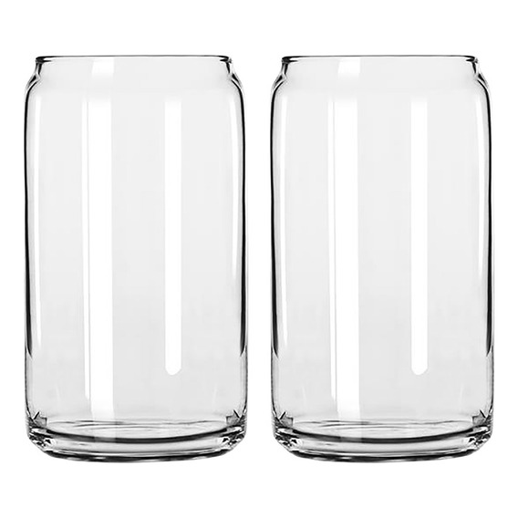 Set 2 Vasos Vidrio Borosilicato 550 Ml Simplit Color Blanco