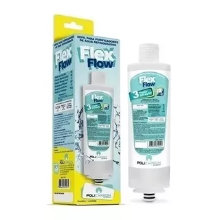 Kit C/ 3 Filtro Refil Policarbon Flex Flow Libell Acqua Flex