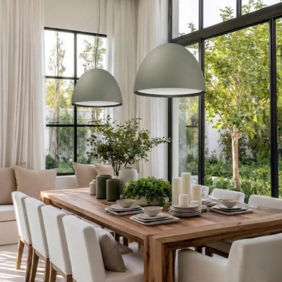 Colgante Serafin Led 50w 2700k Ø600mm Dim Stone Grey Stone Gray