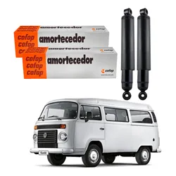  Par Amortecedor Traseiro Kombi Flex 1.4 2006 A 2013