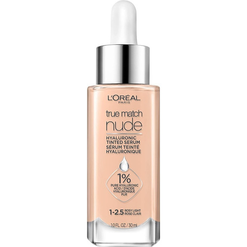 Base de maquillaje en sérum L'Oréal Paris True Match Tinted Serum Hyaluronic Tinted Serum tono rosy light 1-2.5 - 30mL 30g