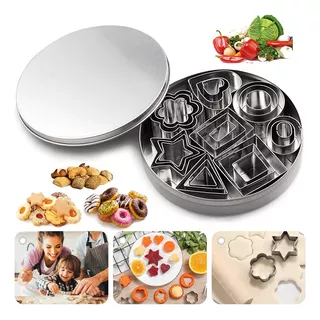 24 Pcs Molde Para Galletas,moldes Para Reposteria