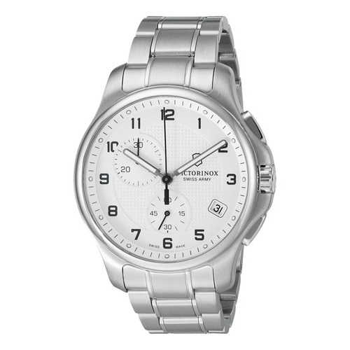 Reloj Casual De Acero Inoxidable De Cuarzo Suizo Victorinox