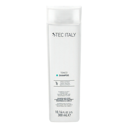 Shampoo Tec Italy Tónico Aporta Volumen Y Resistencia 300 Ml