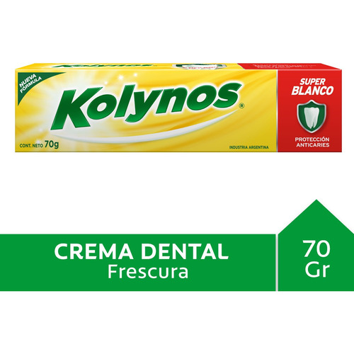 Pasta Dental Kolynos Amarilla 70g Kolynos Unidad - 1 - 70 G