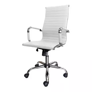 Silla Oficina Escritorio Cuero Sintético Shuller Gc22 Alta