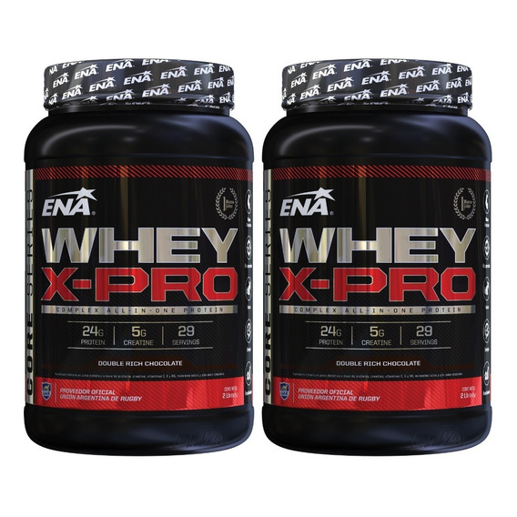 2 Whey X Pro Ena Proteina + Creatina Crecimiento Muscular