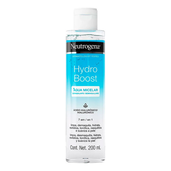 Agua Micelar Hidratante Neutrogena Ácido Hiailurónico 200ml