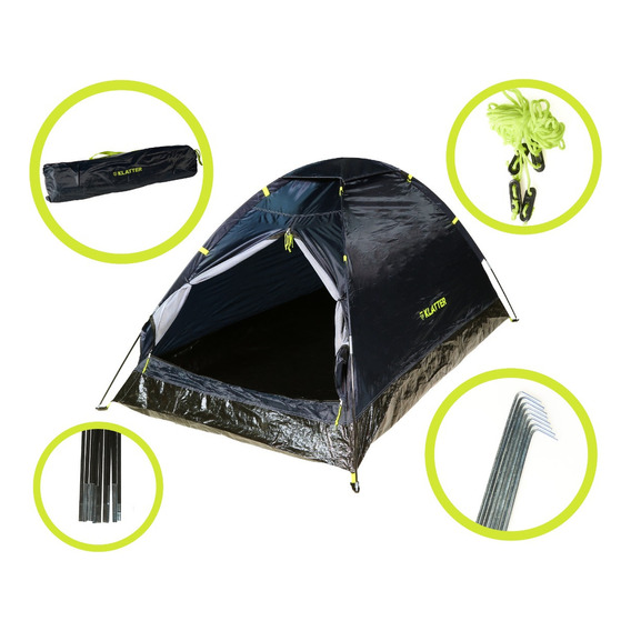 Carpa Para 2 Personas Liviana Camping Trekking - Klatter