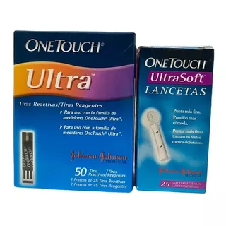 One Touch Ultra Pack 50 Tiras Y 25 Lancetas