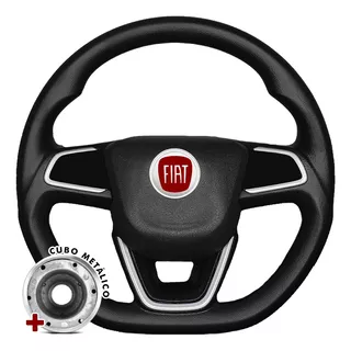 Volante Uno Mille Economy 2010 Esportivo Gti Mk7 + Cubo Fiat