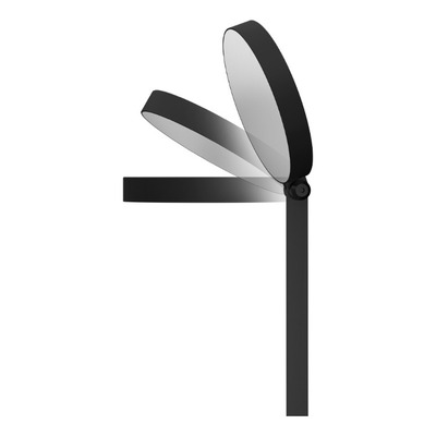 Lampara Velador Juno Negro Led Carga Celular Dimerizable Mc