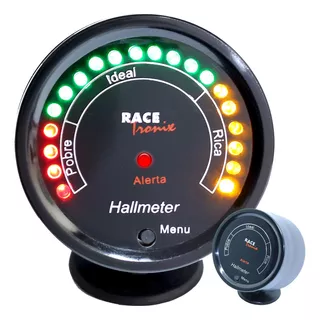 Hallmeter Digital Racetronix 52mm Sonda Led Turbo Copo Cs01