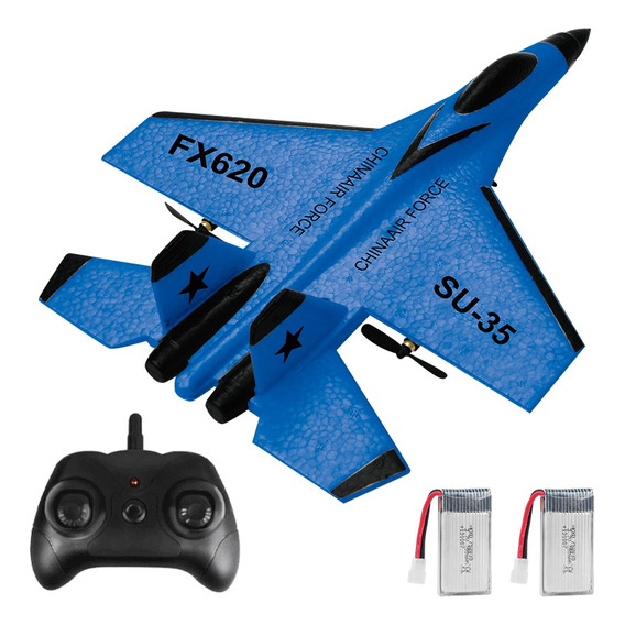 2.4g Su35 Aviones De Control Remoto Avion Rc Juguetes Azul