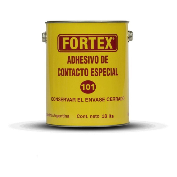 Cemento De Contacto Fortex 101 X 18 Lt Cuero Goma Madera