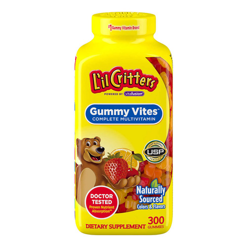 Lil Critters Gummy Vites Multivitanimico Niños 300 Gomitas