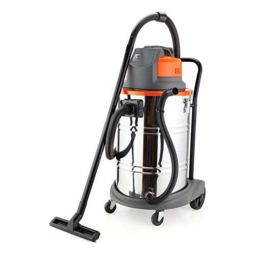 Aspiradora Industrial Fema 60 Lts 1400w 2hp Polvo Y Liquido Color Naranja/gris