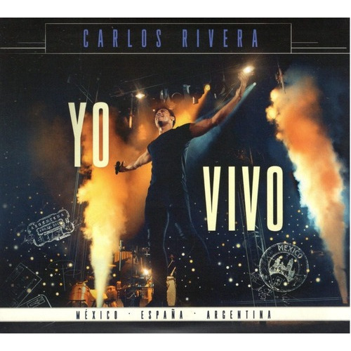 Carlos Rivera Yo Vivo Disco Cd + Dvd Versión del álbum Edición limitada