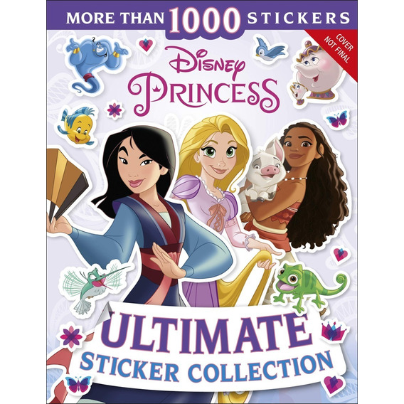 Disney Princess Ultimate Libro Más De 1000 Stickers Inglés