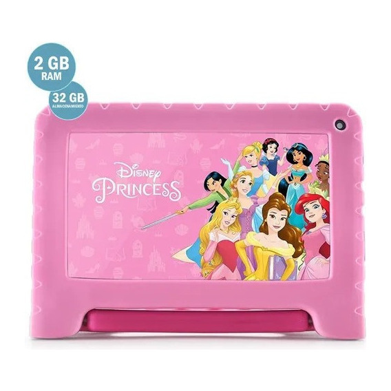 Tablet Kid Princesas 7 Pulgadas 32gb Multilaser