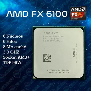 Procesador Amd (fx 6100) Socket Am3+