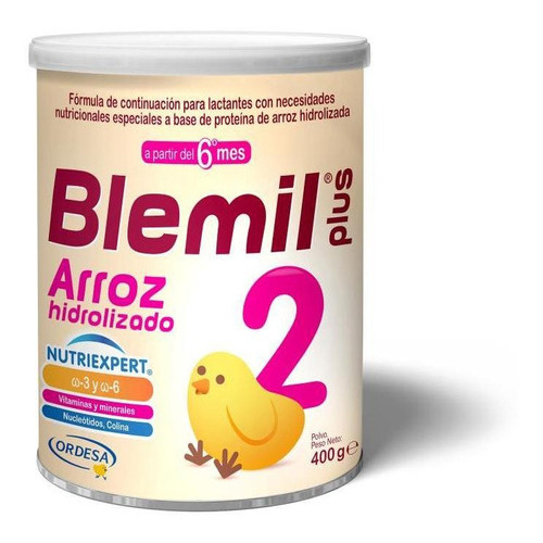 Blemil Plus Arroz 2   Lata X 400 Grs