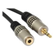 Cable Audio Plug Extensor 3.5 Mm M-h 3m Alta Calidad Nisuta