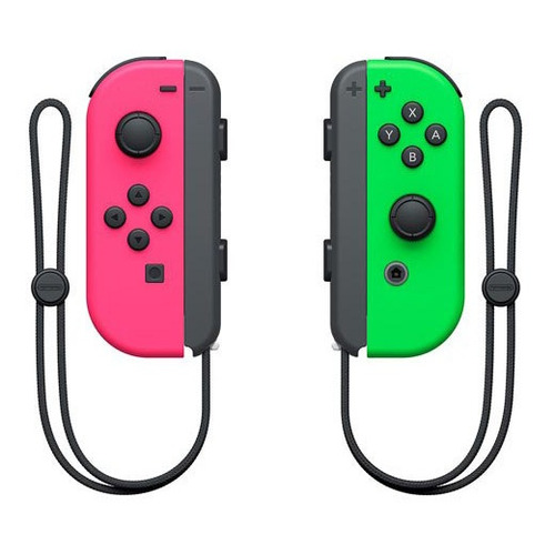 Joy Control con Nintendo Switch rosa neón y verde neón, color rosa/verde neón