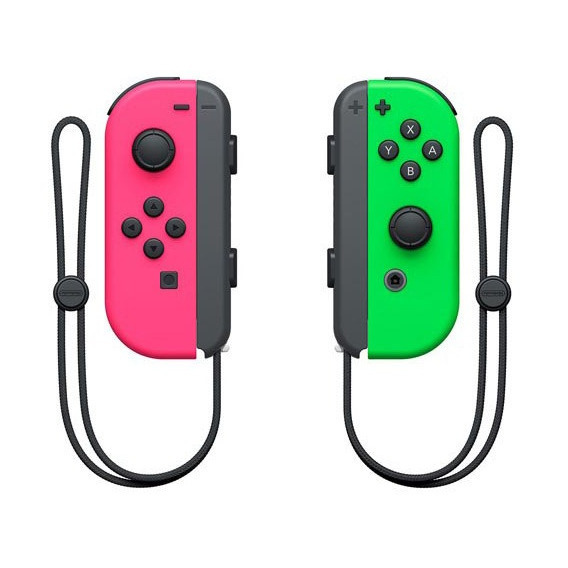 Joy Control con Nintendo Switch rosa neón y verde neón, color rosa/verde neón