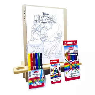 Simple Kit Arte Niños Set Infantil + H. Pintar Frozen Disney