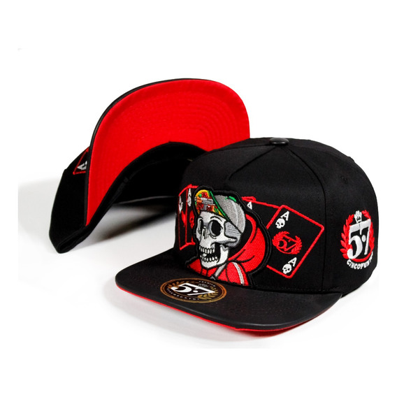 Gorras Carta Calavera 5.7 Clothing Snapback