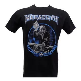 Remera De Megadeth Xxl Xxxl Vs Modelos Rockería Que Sea Rock