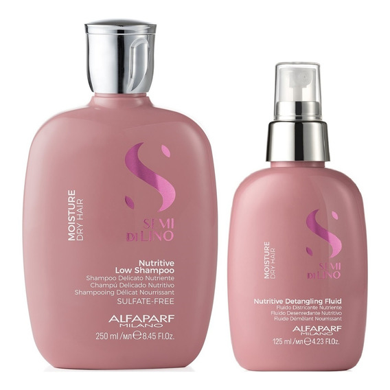 Shampoo Nutritivo 250ml+spray Desenredante Alfaparf Moisture