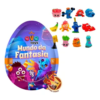Ovo Royal Toys Bombom De Chocolate Coleçao Mundo Fantasia