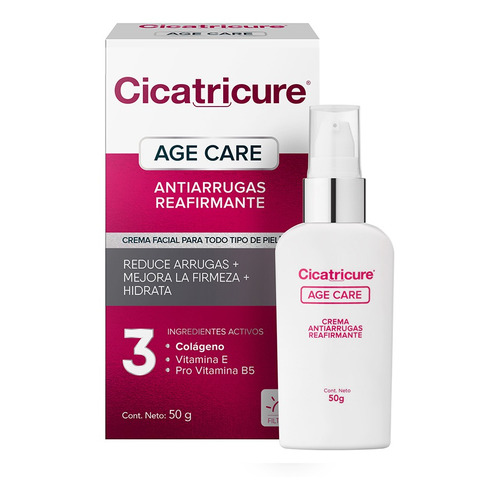 Cicatricure Age Care Antiarrugas Reafirmante Facial 50g Momento de aplicación Día/Noche Tipo de piel Todo tipo de piel