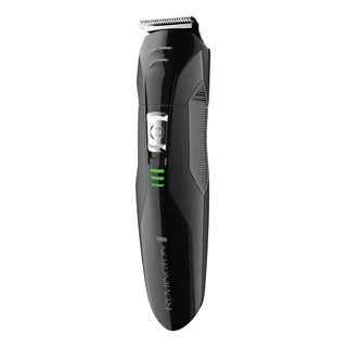 Recortadora Remington Recargable Kit Barba Y Bigote Pg6020b Color Negro 110v