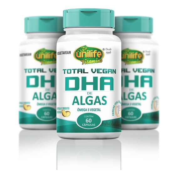 Omega 3 De Algas Vegano - 60 Capsulas