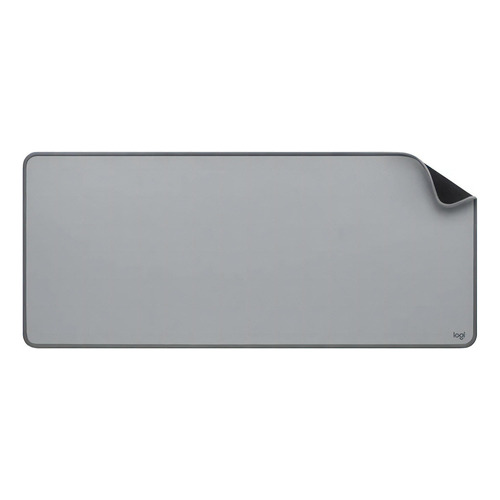 Logitech Desk Mat Studio Series, Alfombrilla De Escritorio Color Gris