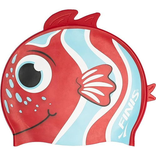 Gorra De Silicon Marca Finis Natacion Niños Kids Color AngelFish