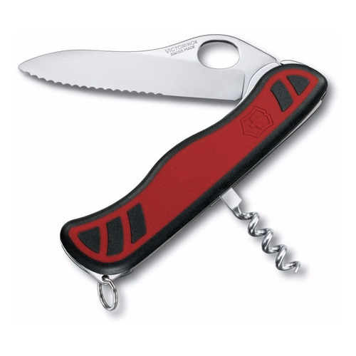 Navaja Victorinox Alpineer Grip 0.8321.mwc Color Rojo/negro