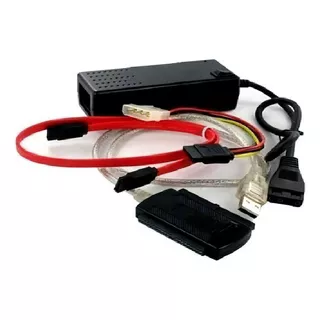 Sata Sat X Ide Cable Adaptador Usb Hd Externo C/ Source Converter