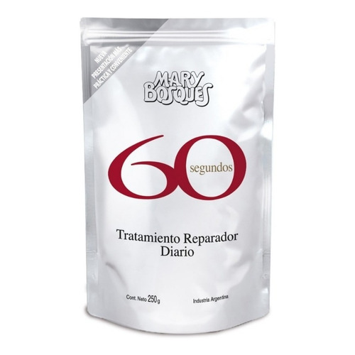 60 Segundos Tratamiento Reparador Diario Mary Bosques 250gr 