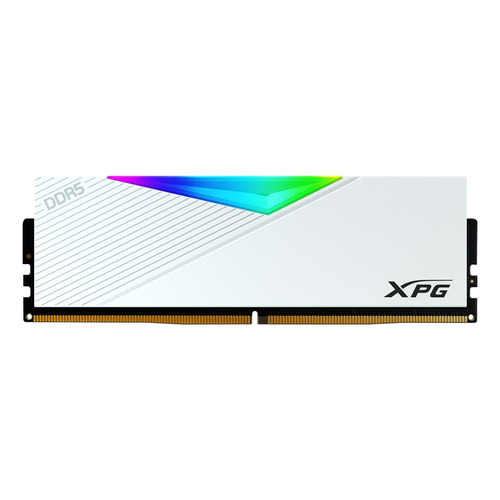 Memoria RAM Lancer RGB gamer color blanco  16GB 1 XPG AX5U5200C3816G-CLARBK