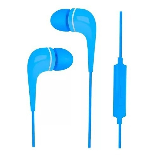 Auricular Soul S150 In Ear 3.5mm Microfono Celular Tablet Color Azul